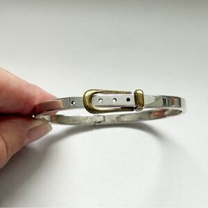 Vintage Escorcia 950 Silver Buckle Bangle Bracelet